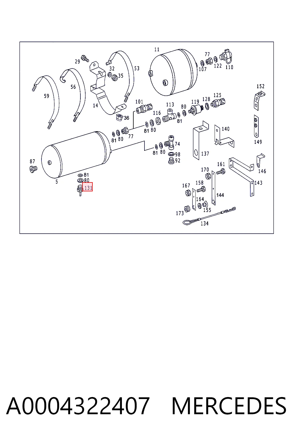 A0004322407 Mercedes