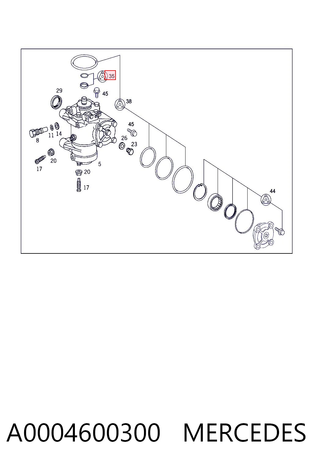 A0004600300 Mercedes