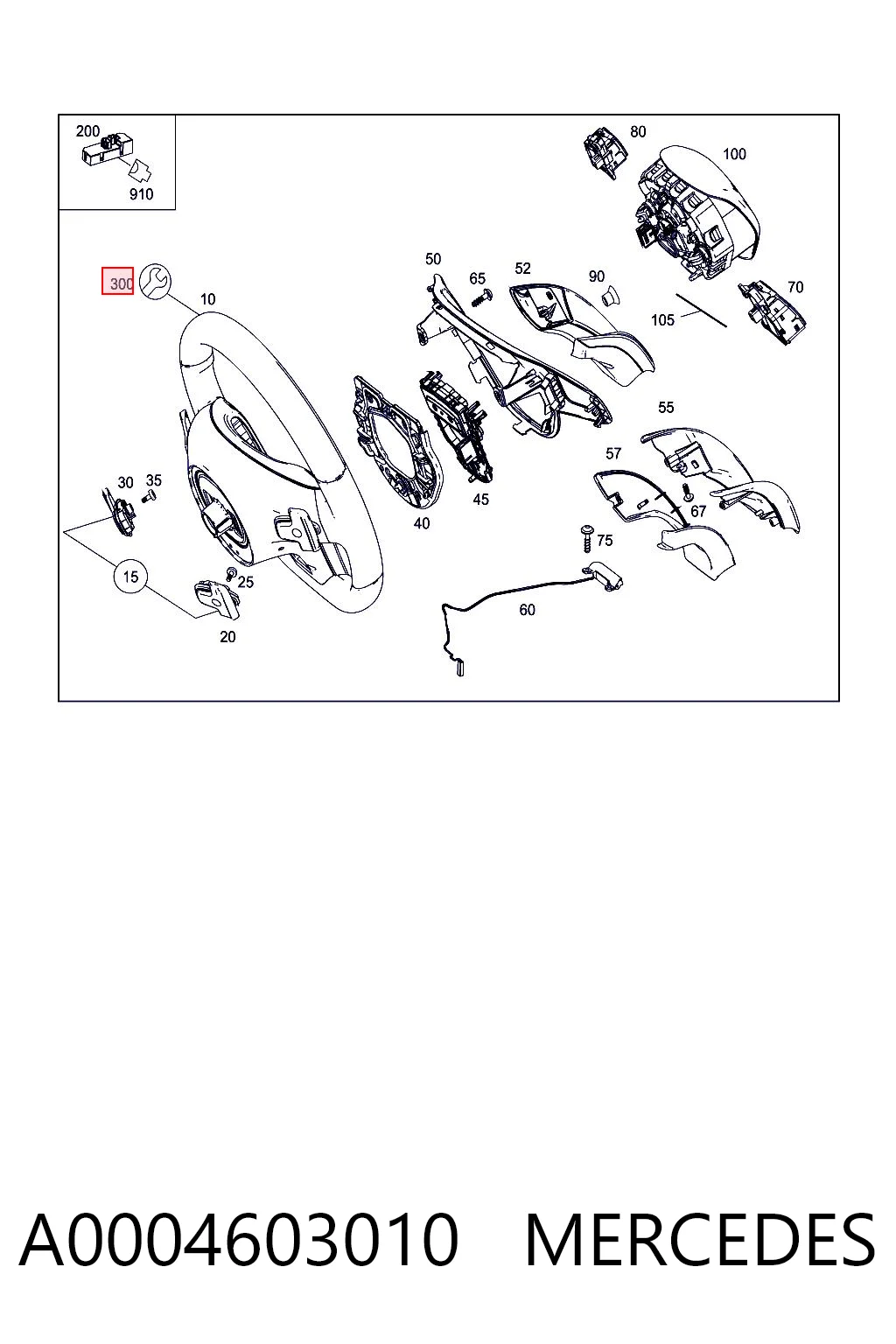 A0004603010 Mercedes