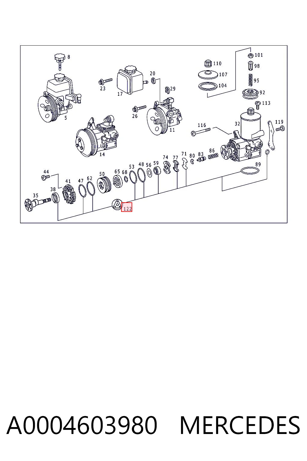 A0004603980 Mercedes