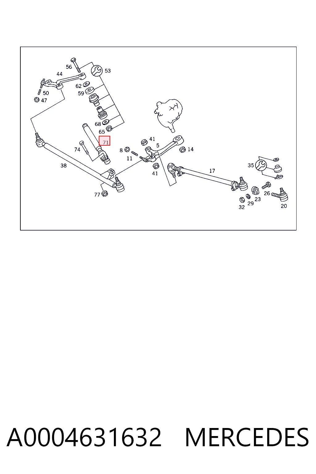 A0004631632 Mercedes