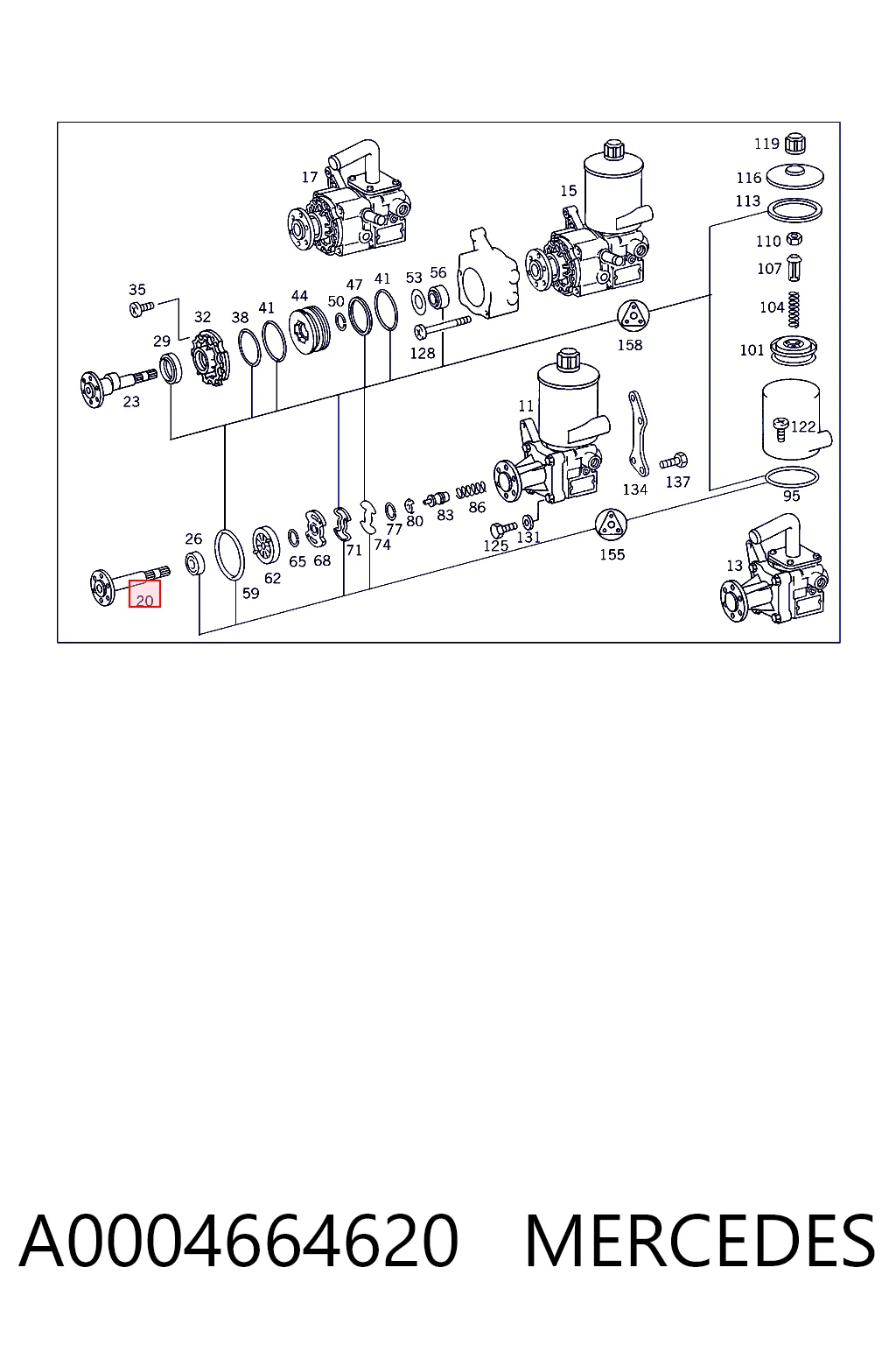 A0004664620 Mercedes