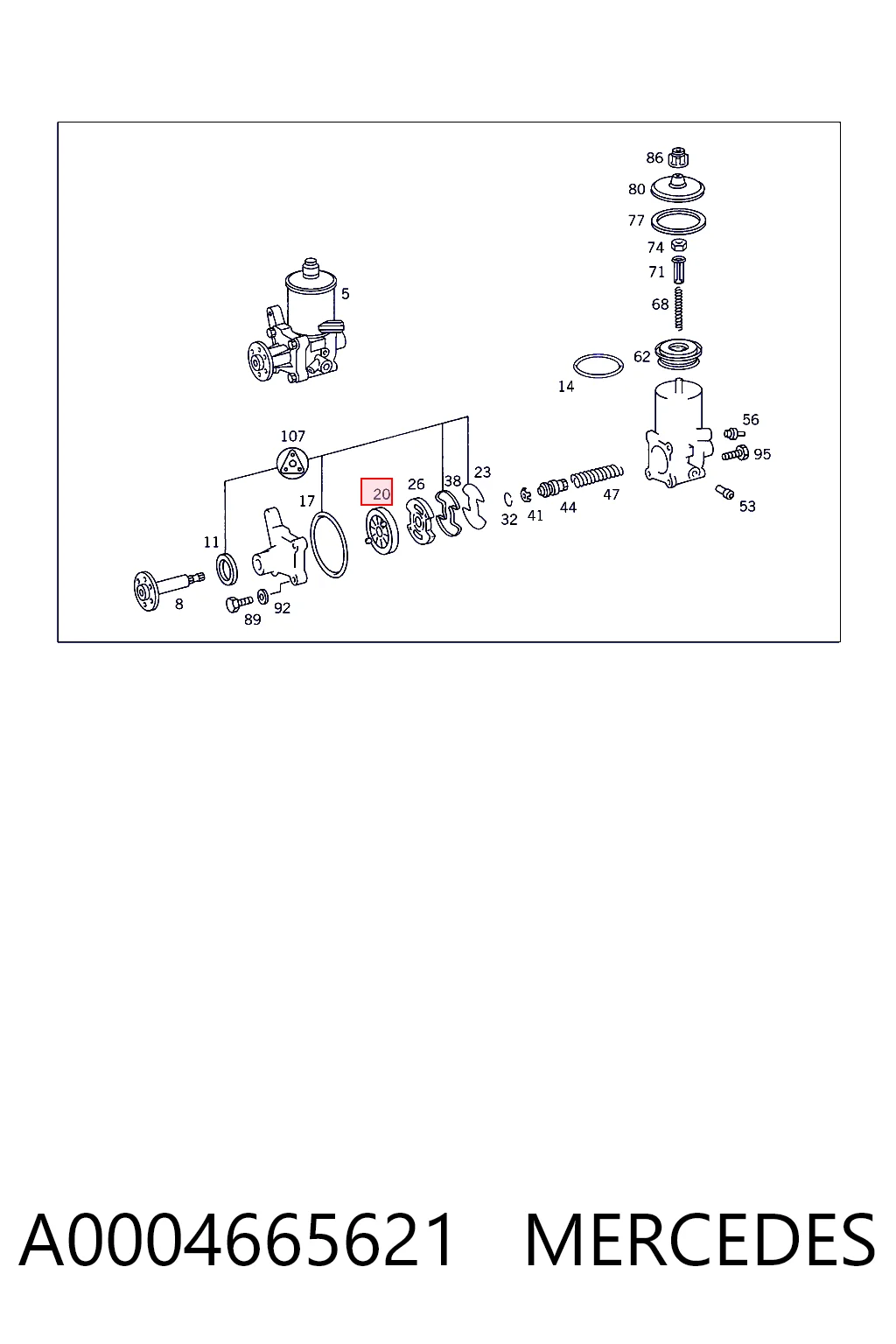 A0004665621 Mercedes