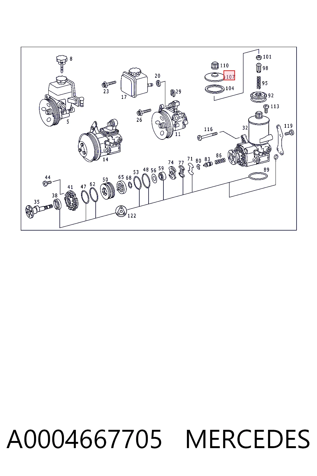 A0004667705 Mercedes