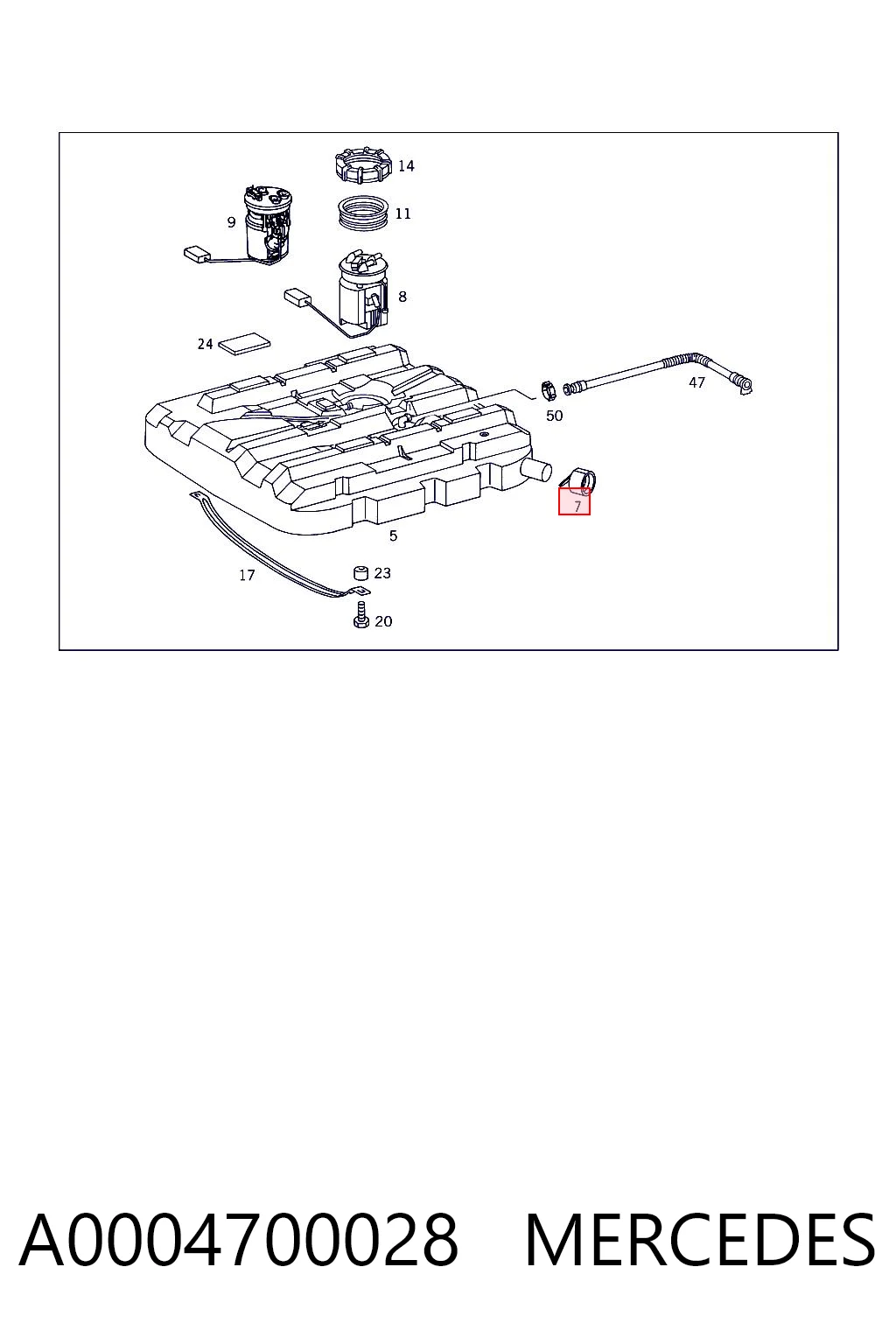 A0004700028 Mercedes