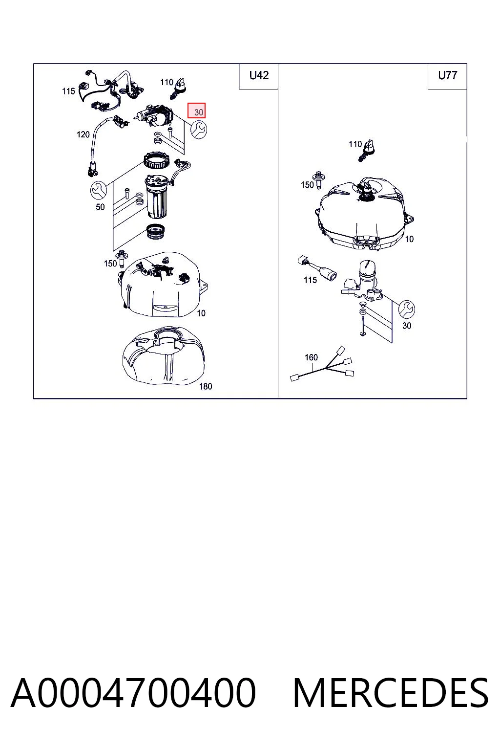 A0004700400 Mercedes Bomba AdBlue