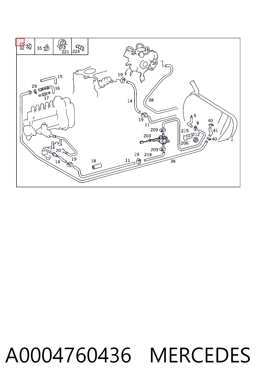 A0004760436 Mercedes