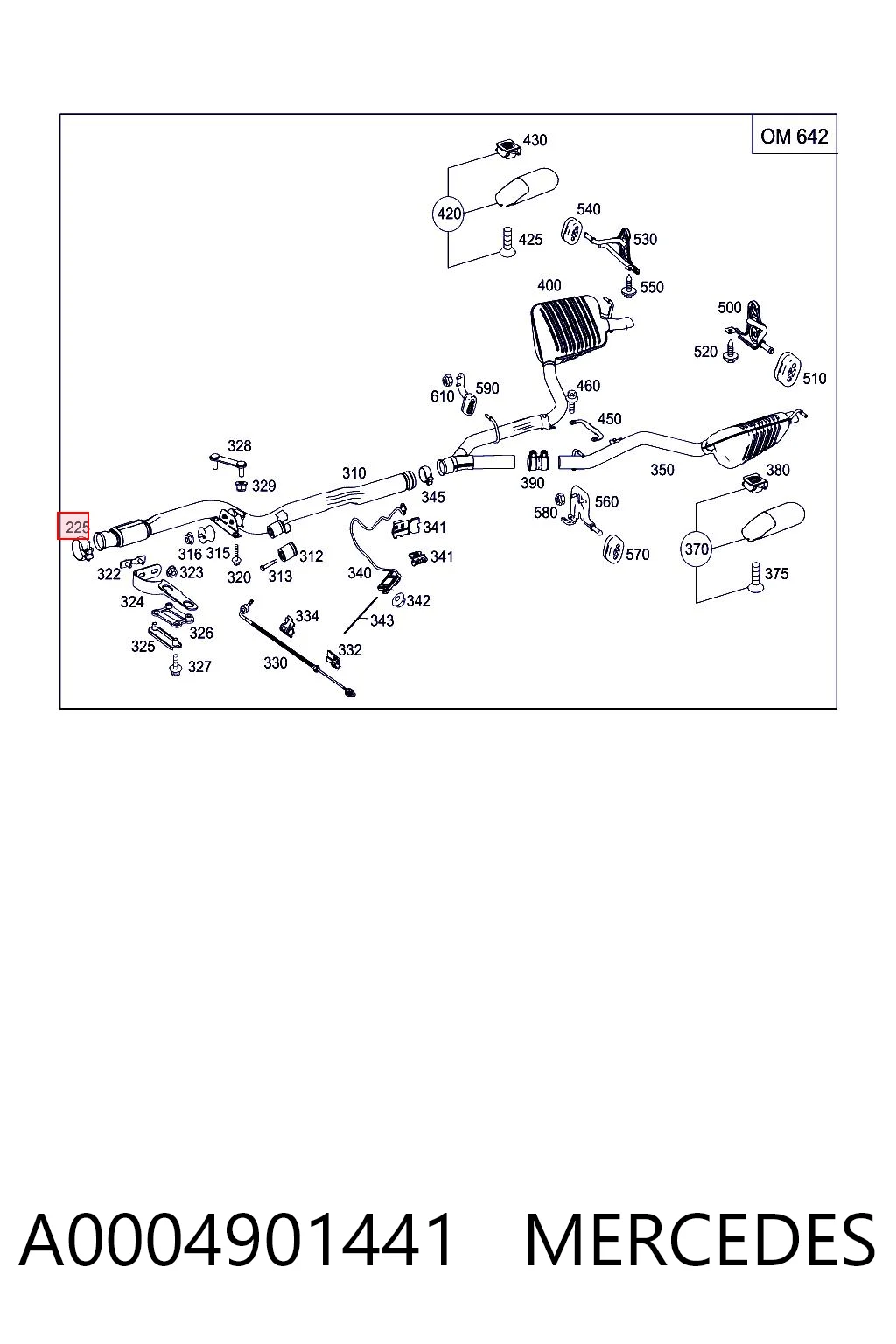 A0004901441 Mercedes