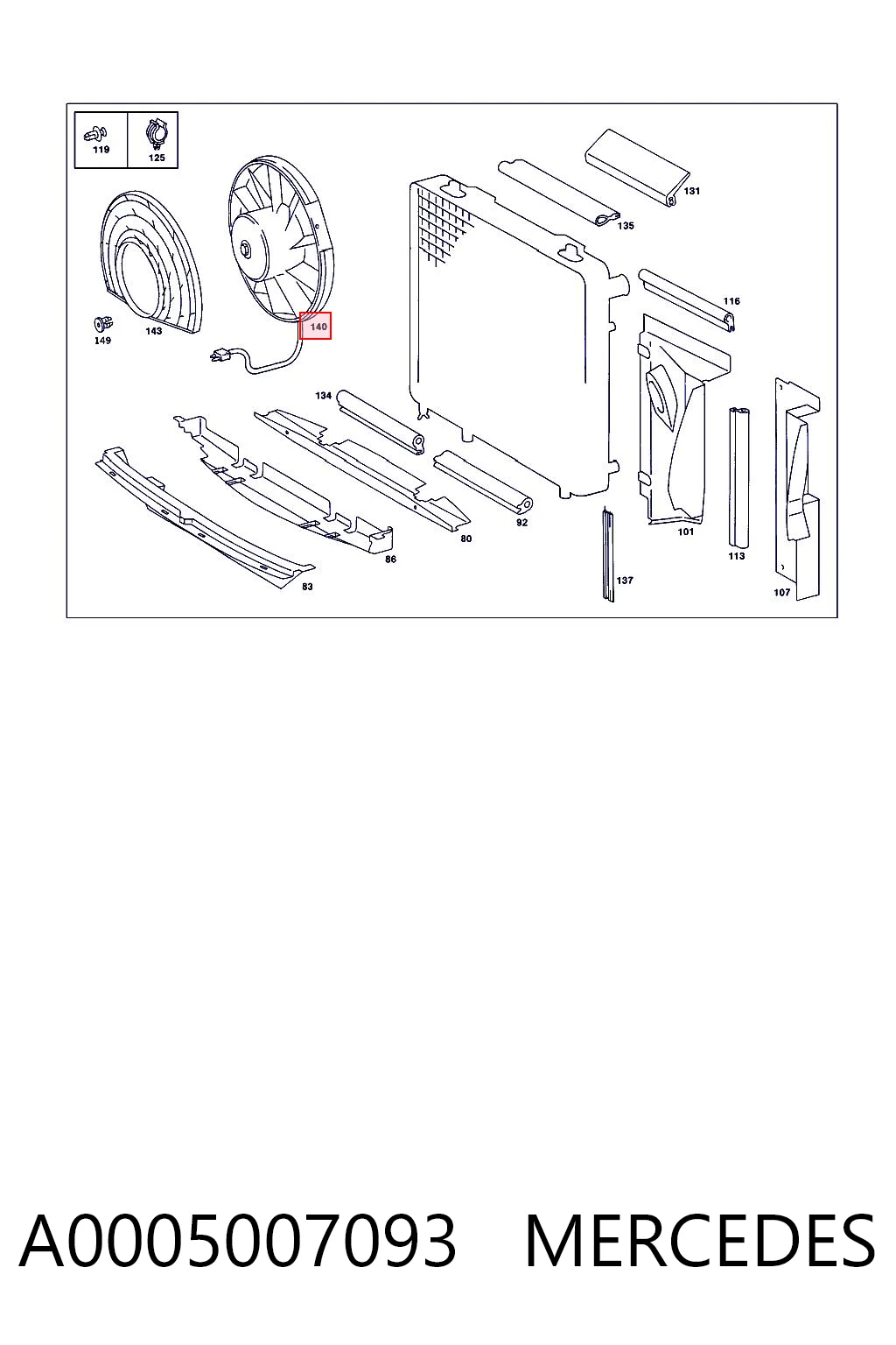 A0005007093 Mercedes