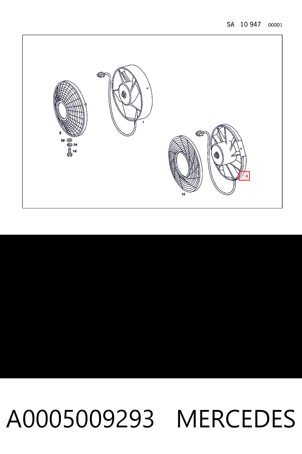A0005009293 Mercedes