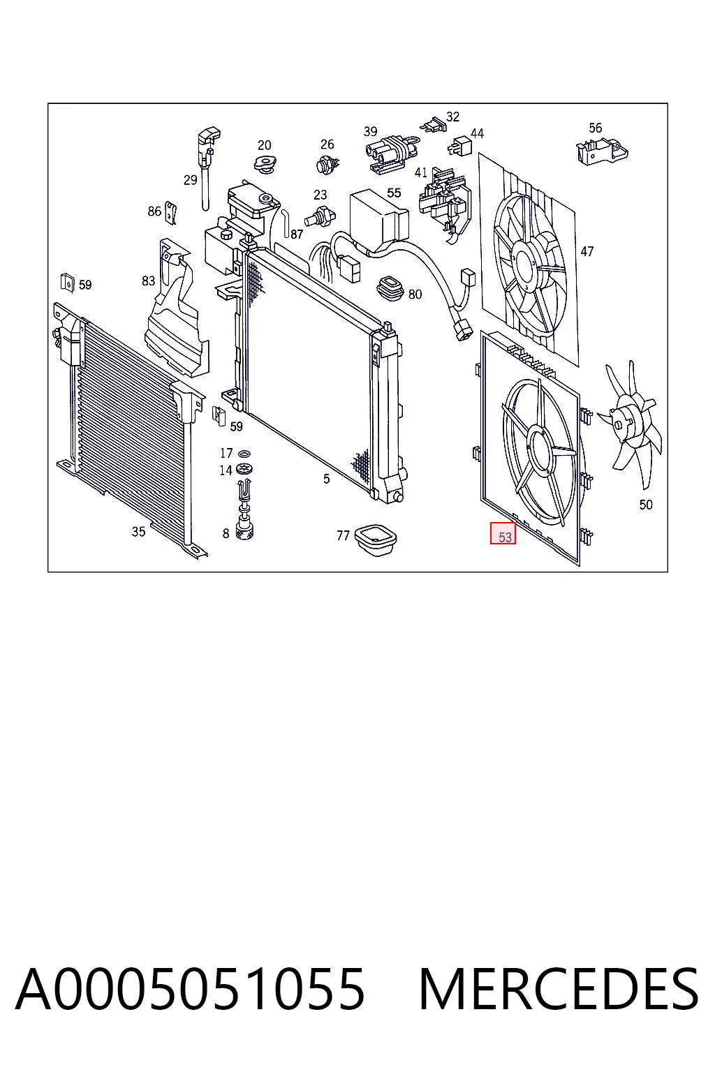 A0005051055 Mercedes
