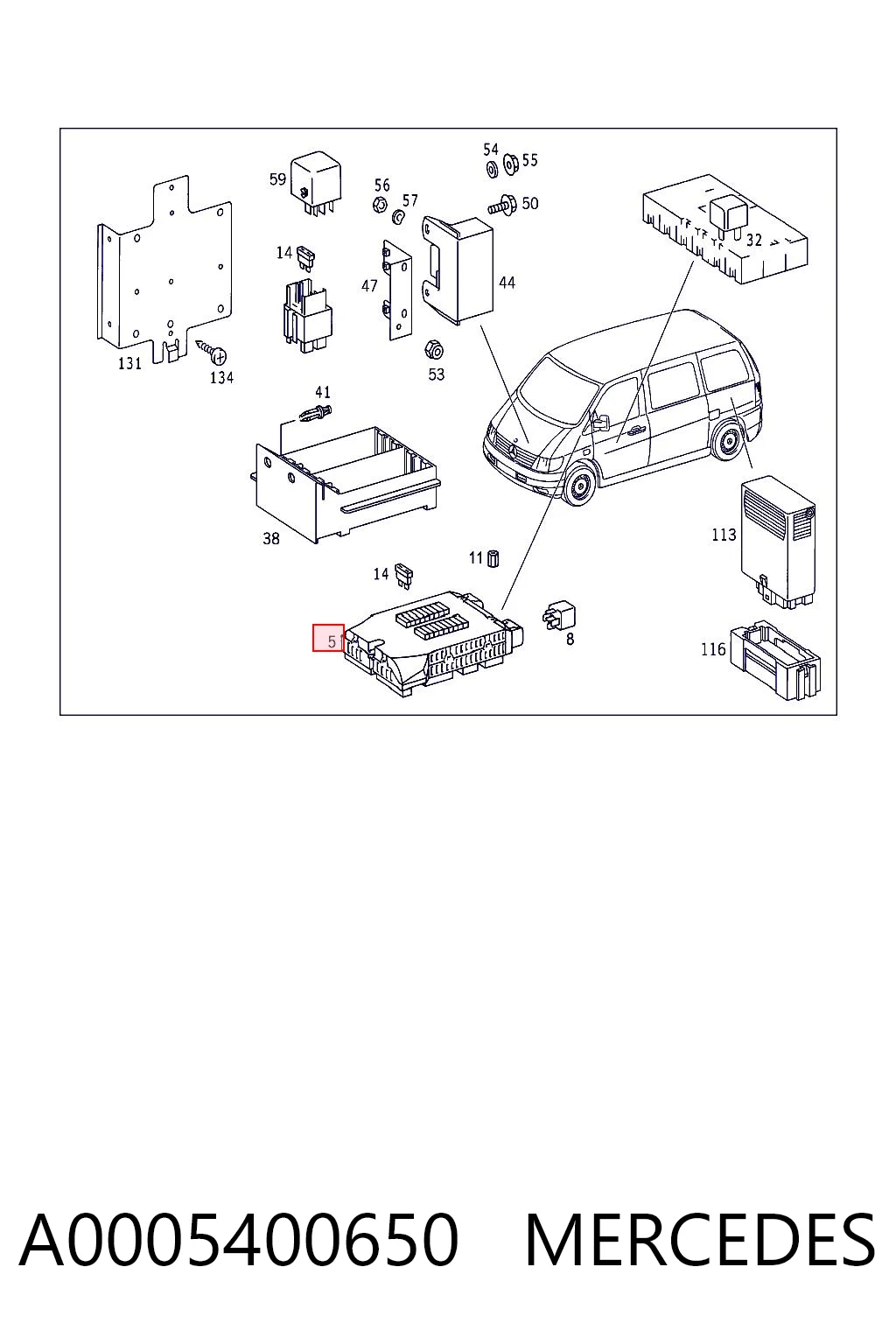 A0005400650 Mercedes