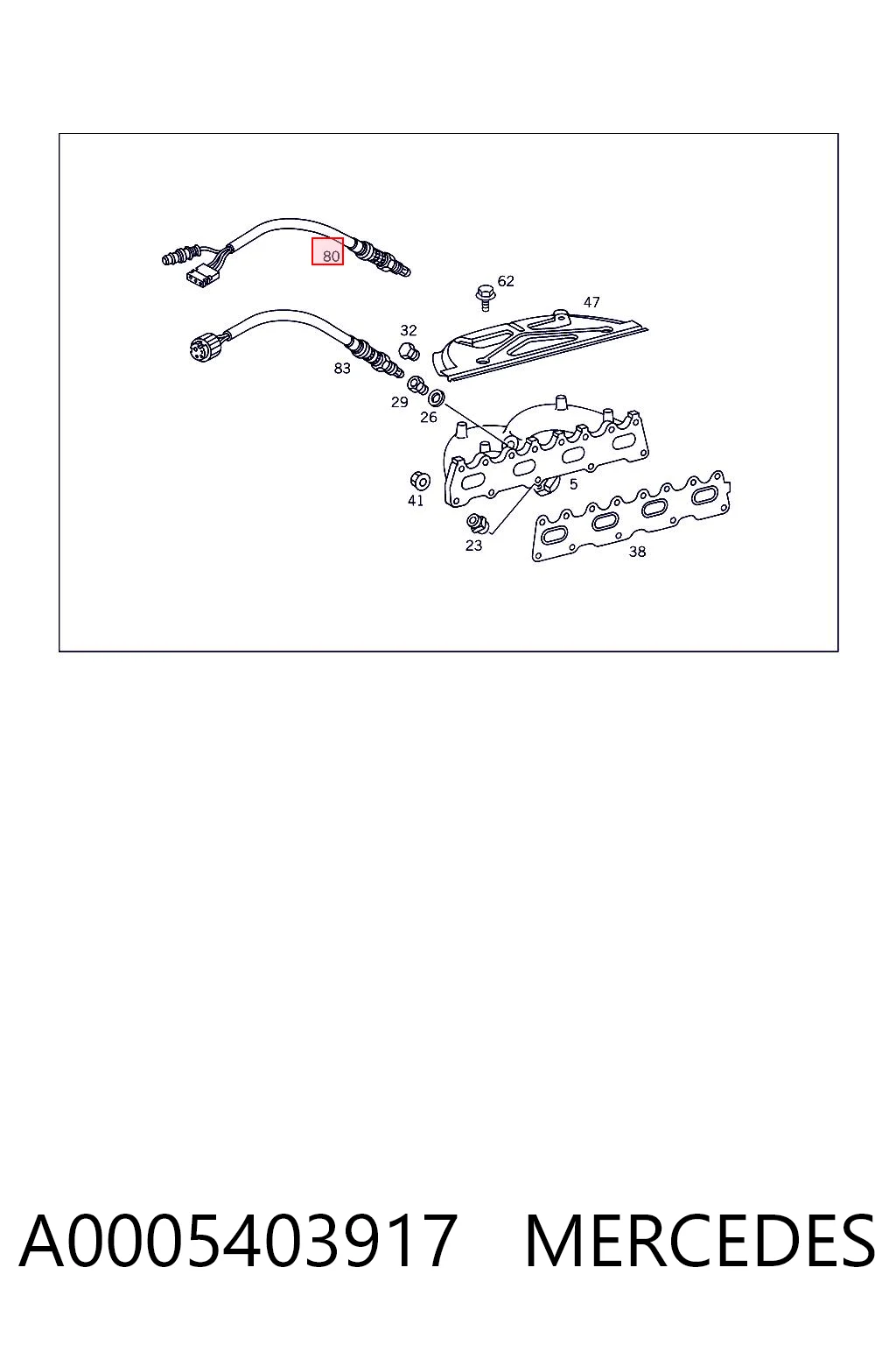 A0005403917 Mercedes