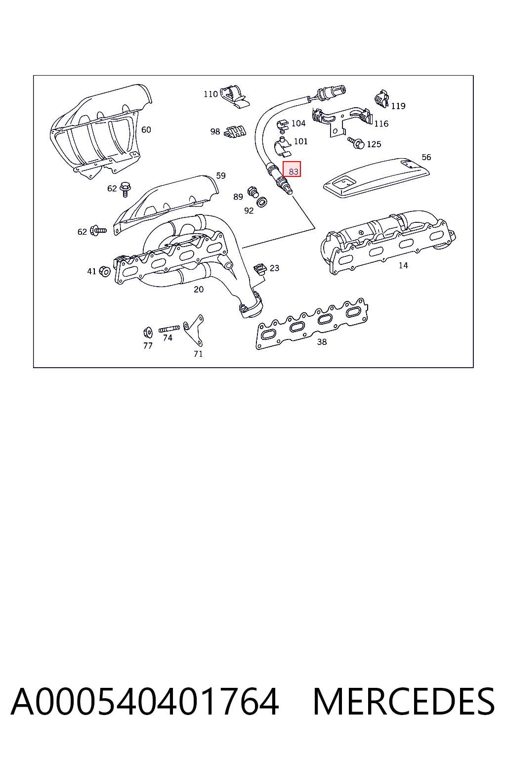 Comprar Sonda lambda Mercedes C  W202