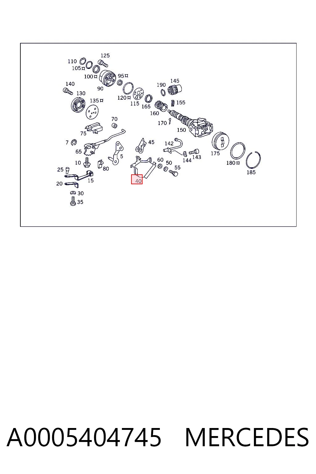 A0005404745 Mercedes