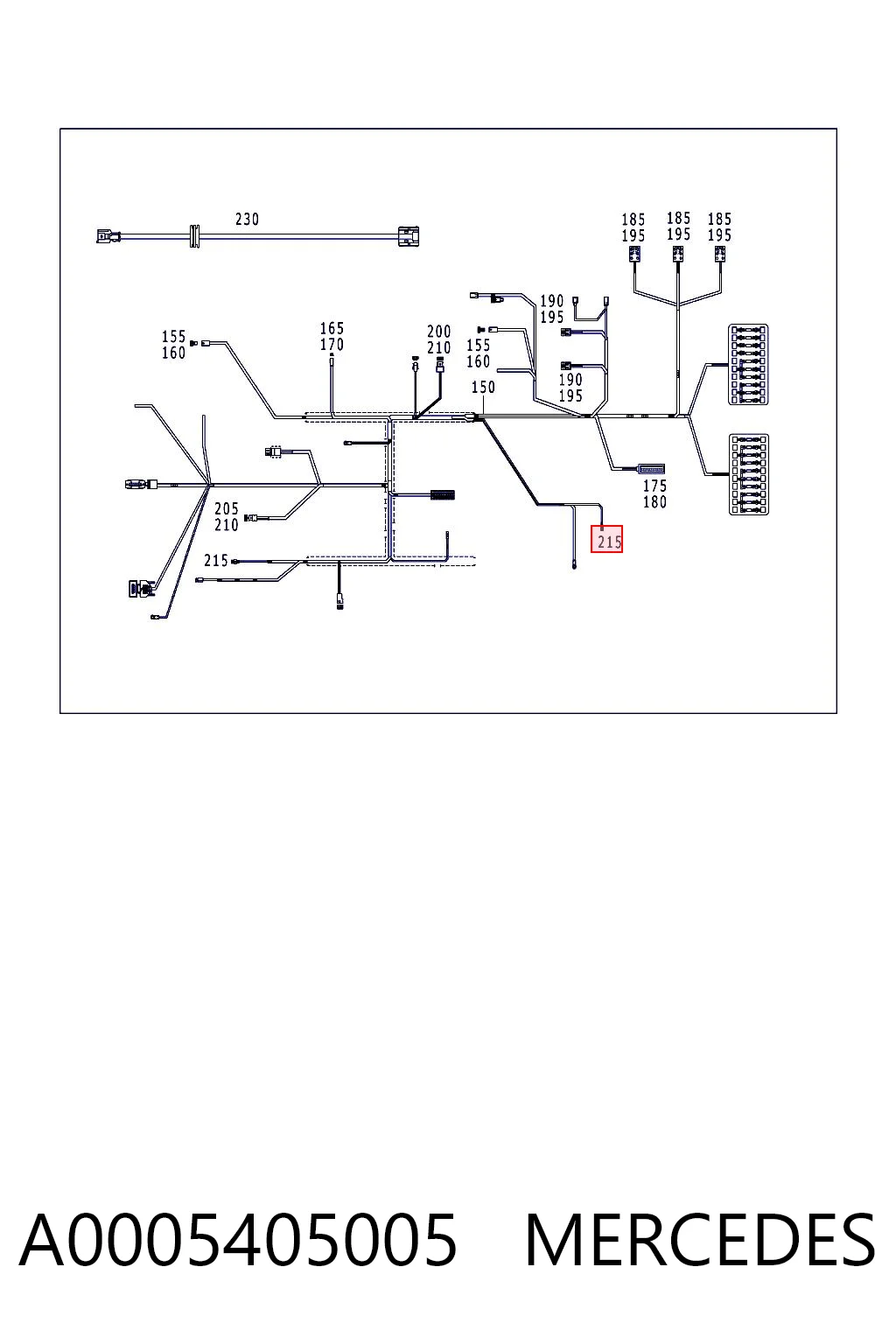 A0005405005 Mercedes