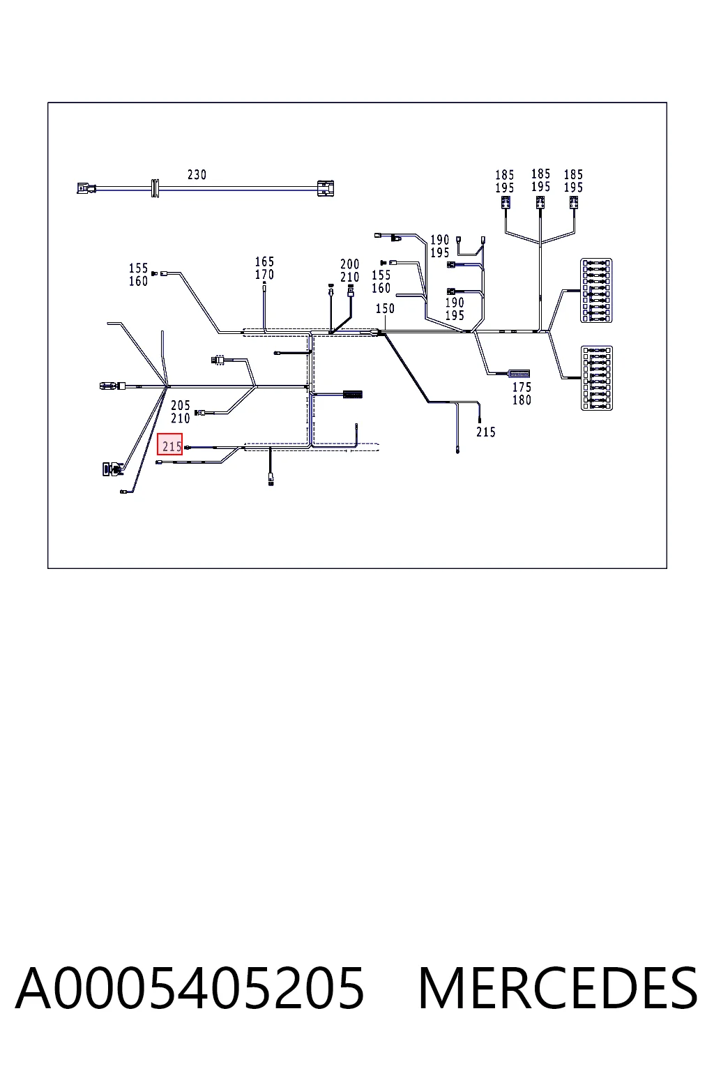 A0005405205 Mercedes