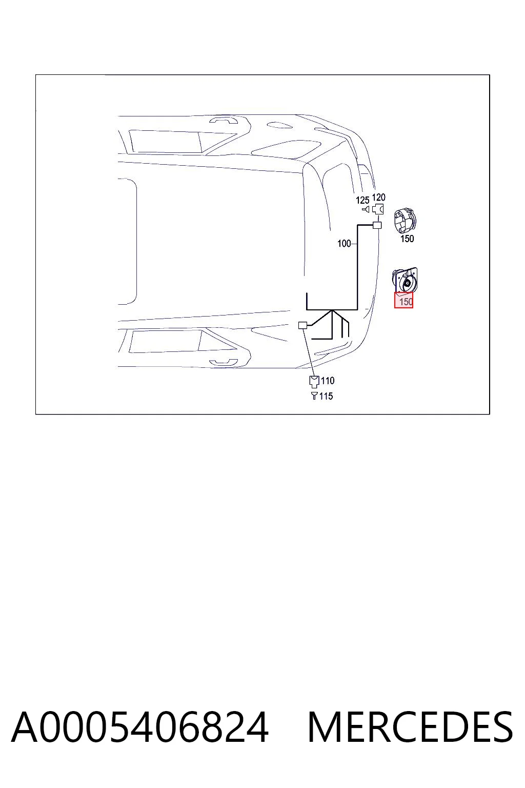 A0005406824 Mercedes