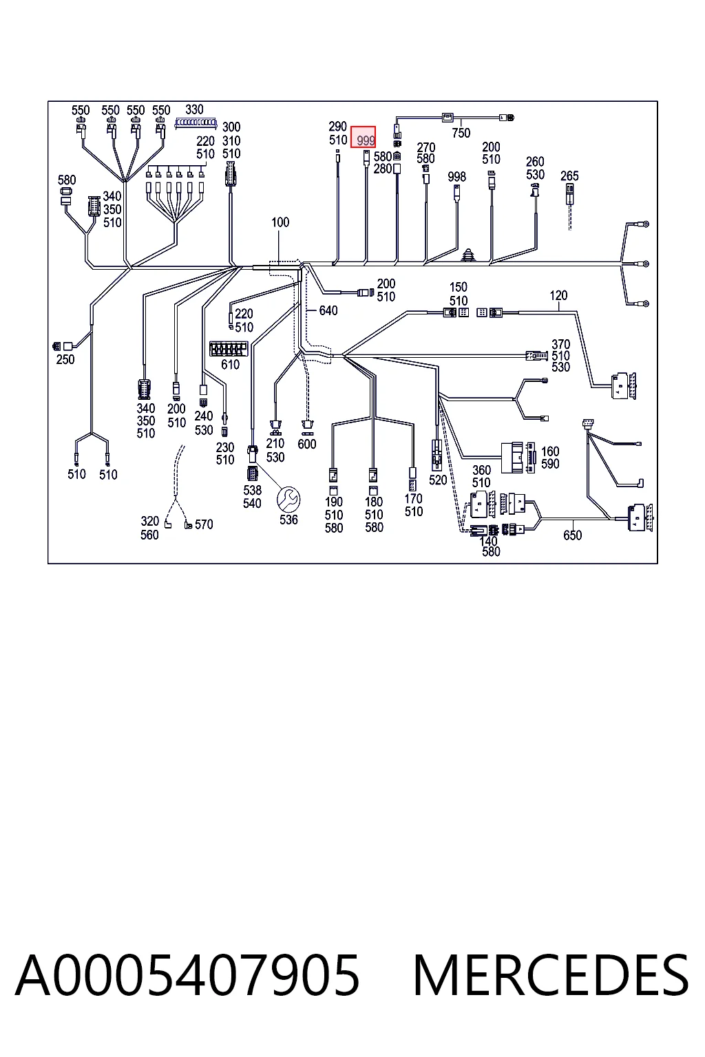 A0005407905 Mercedes