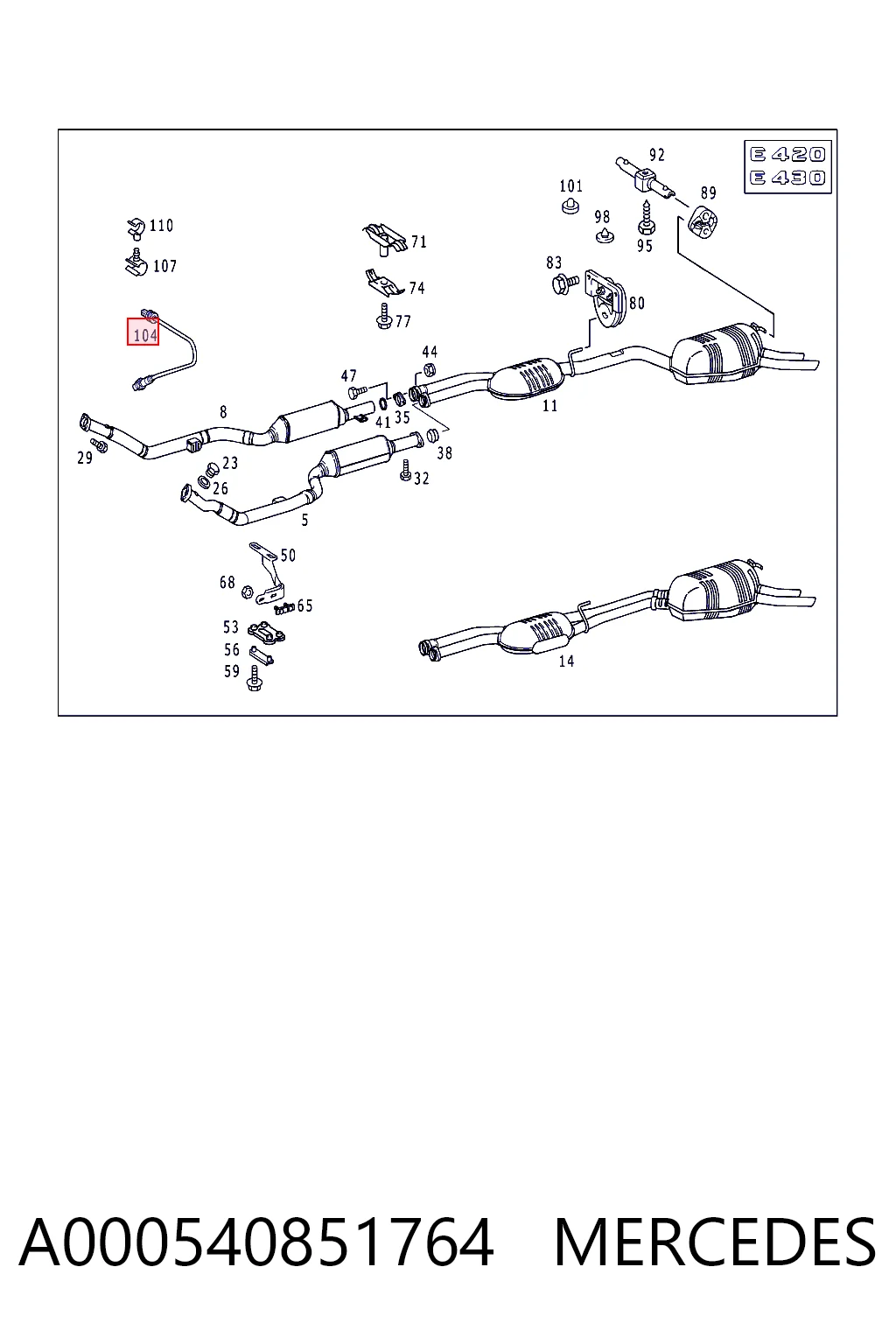 A000540851764 Mercedes