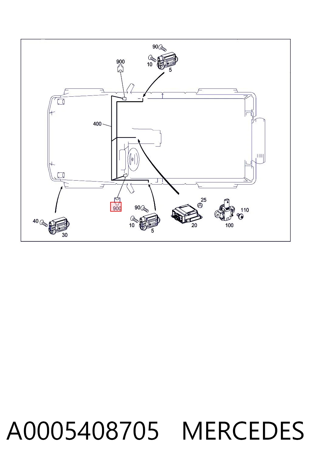 A0005408705 Mercedes