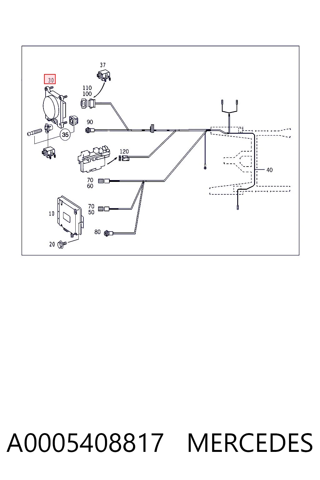 A0005408817 Mercedes