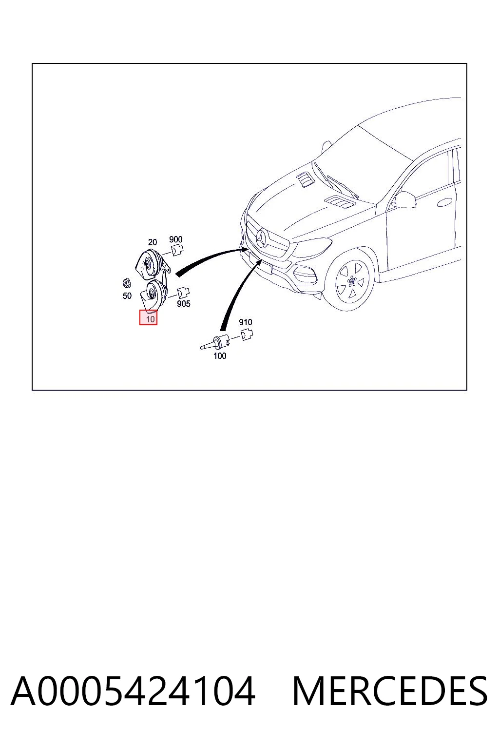 A0005424104 Mercedes