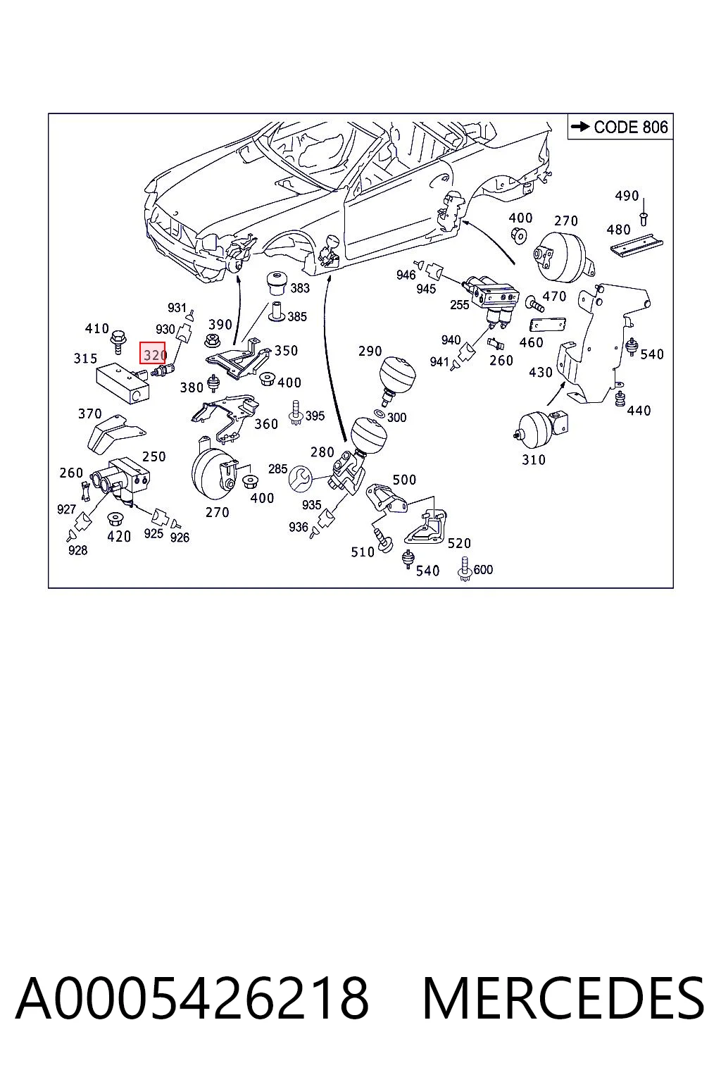 A0005426218 Mercedes