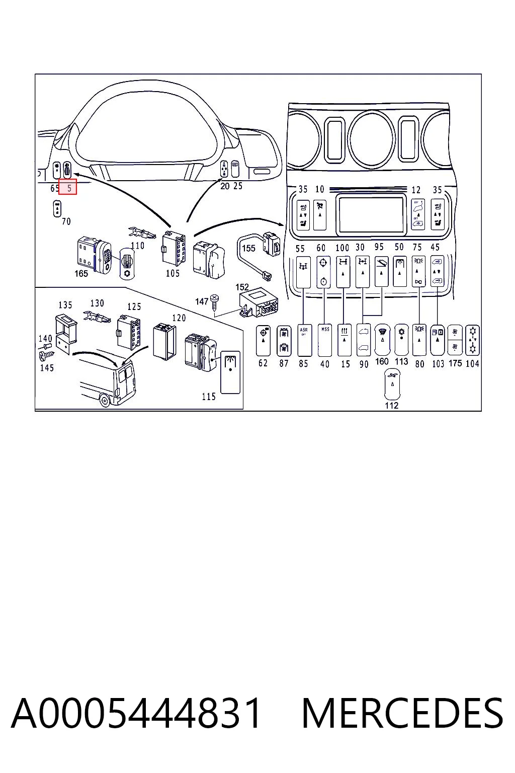 A0005444831 Mercedes