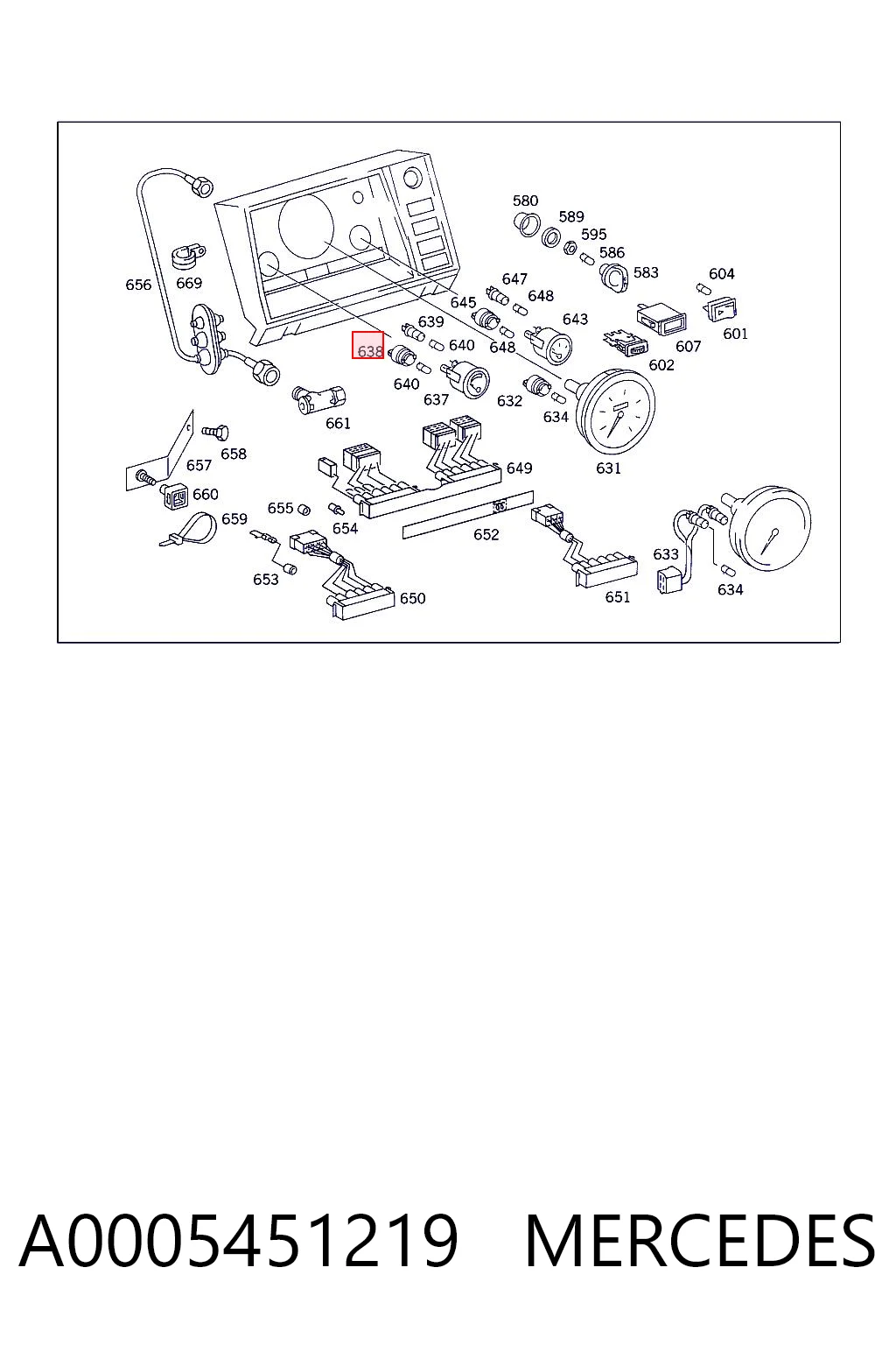 A0005451219 Mercedes