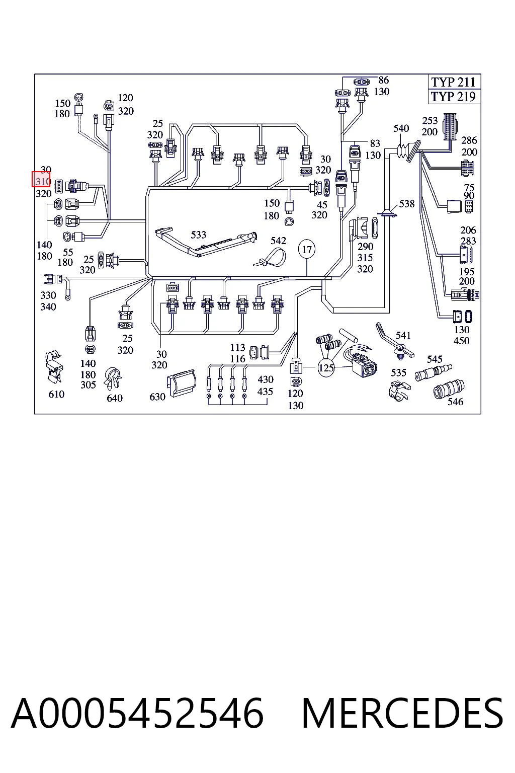 A0005452546 Mercedes