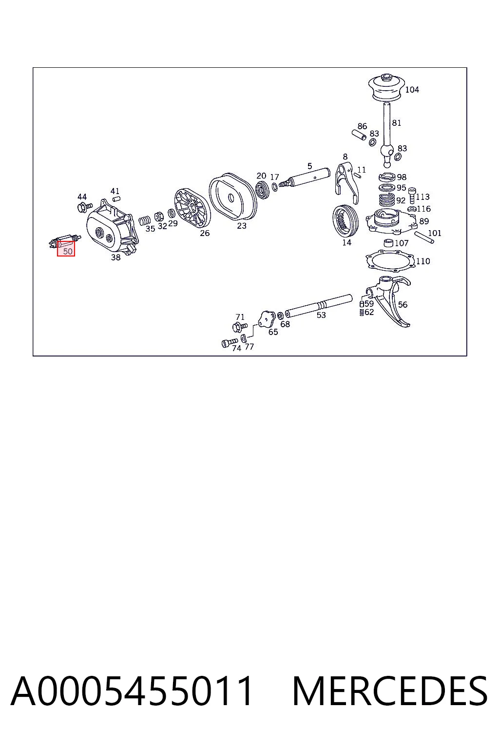 A0005455011 Mercedes