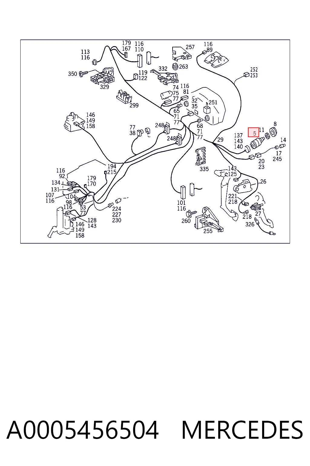 A0005456504 Mercedes