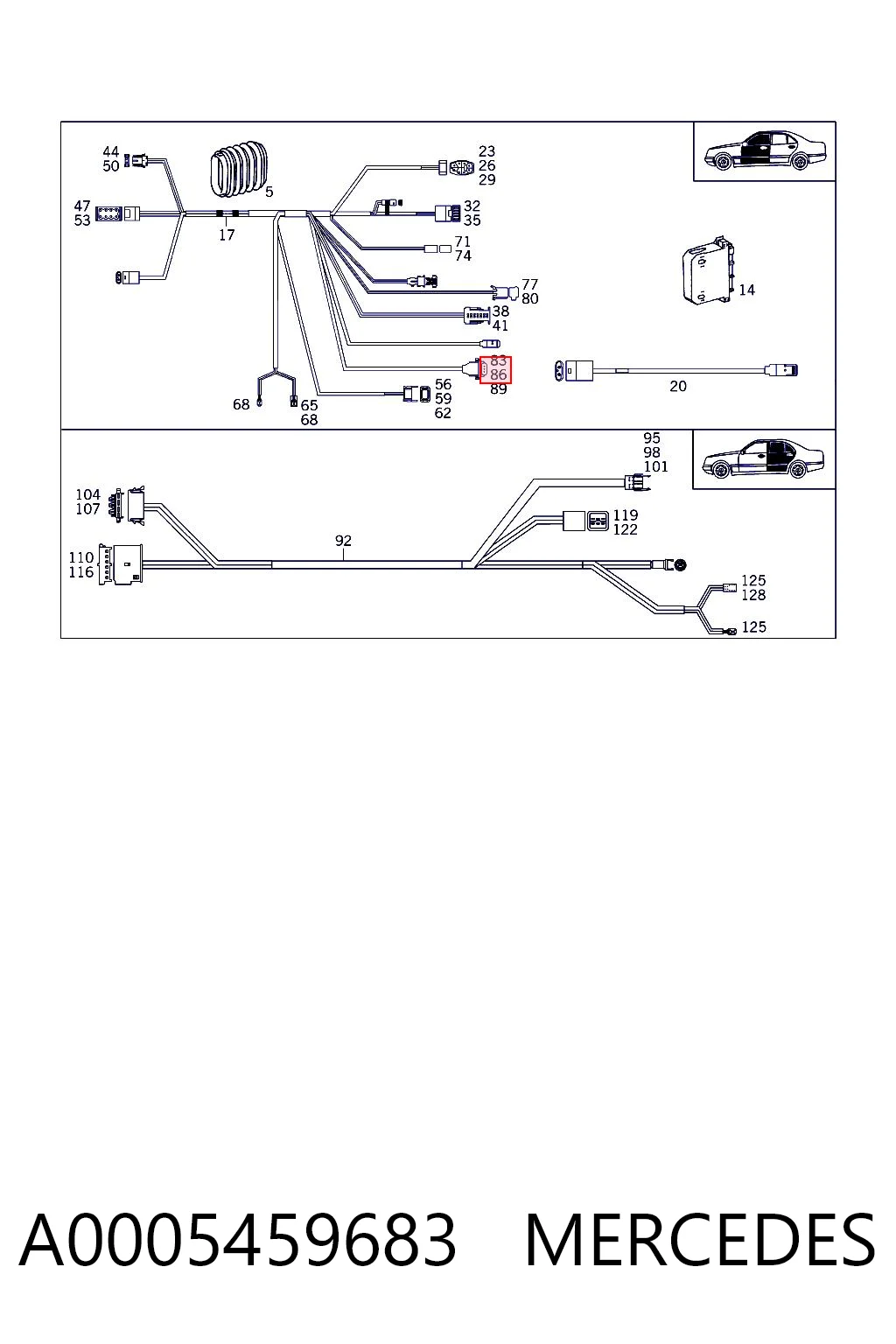 A0005459683 Mercedes