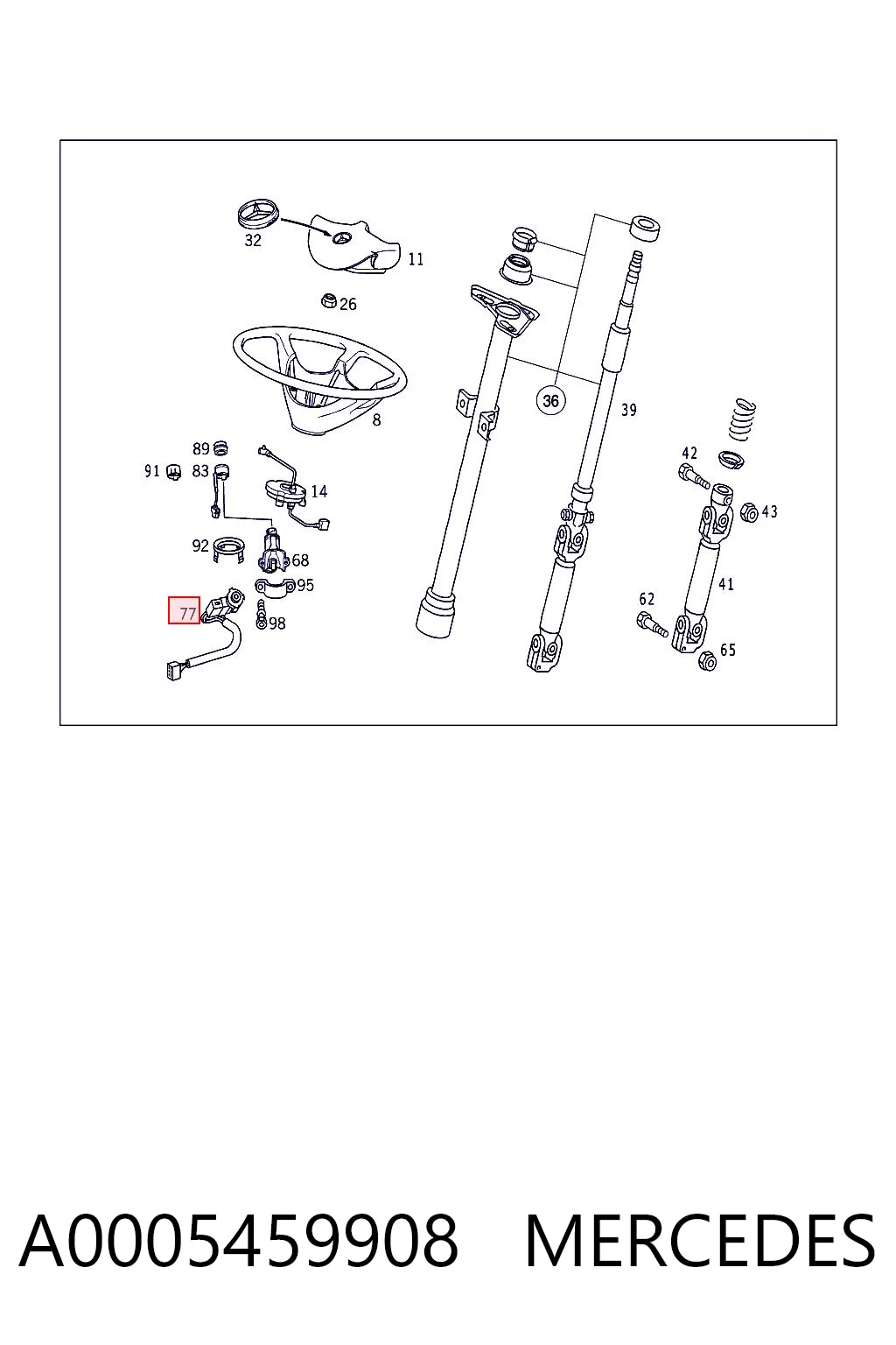 A0005459908 Mercedes
