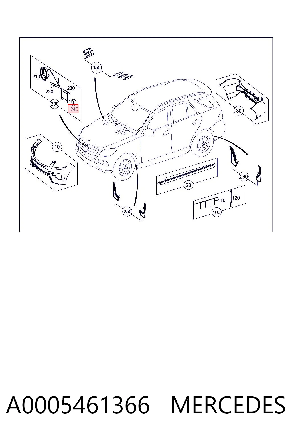 A0005461366 Mercedes