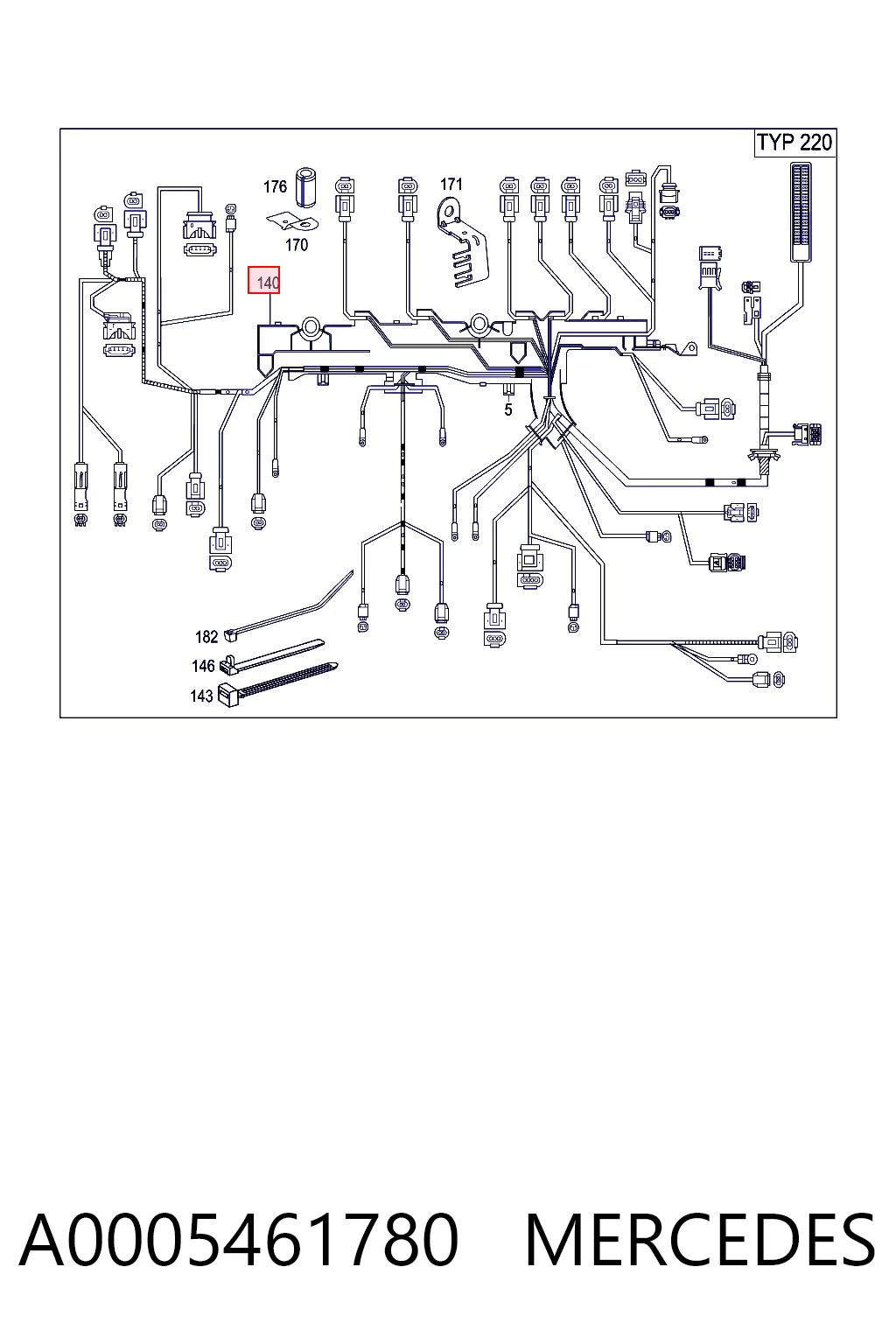 A0005461780 Mercedes