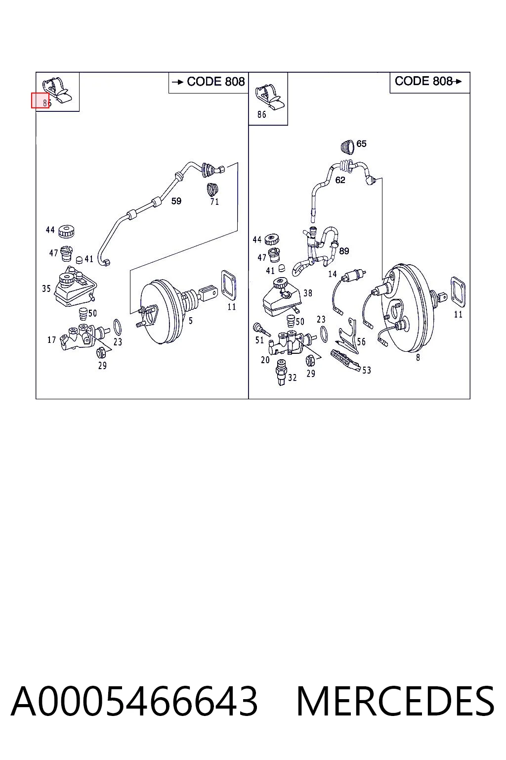 A0005466643 Mercedes