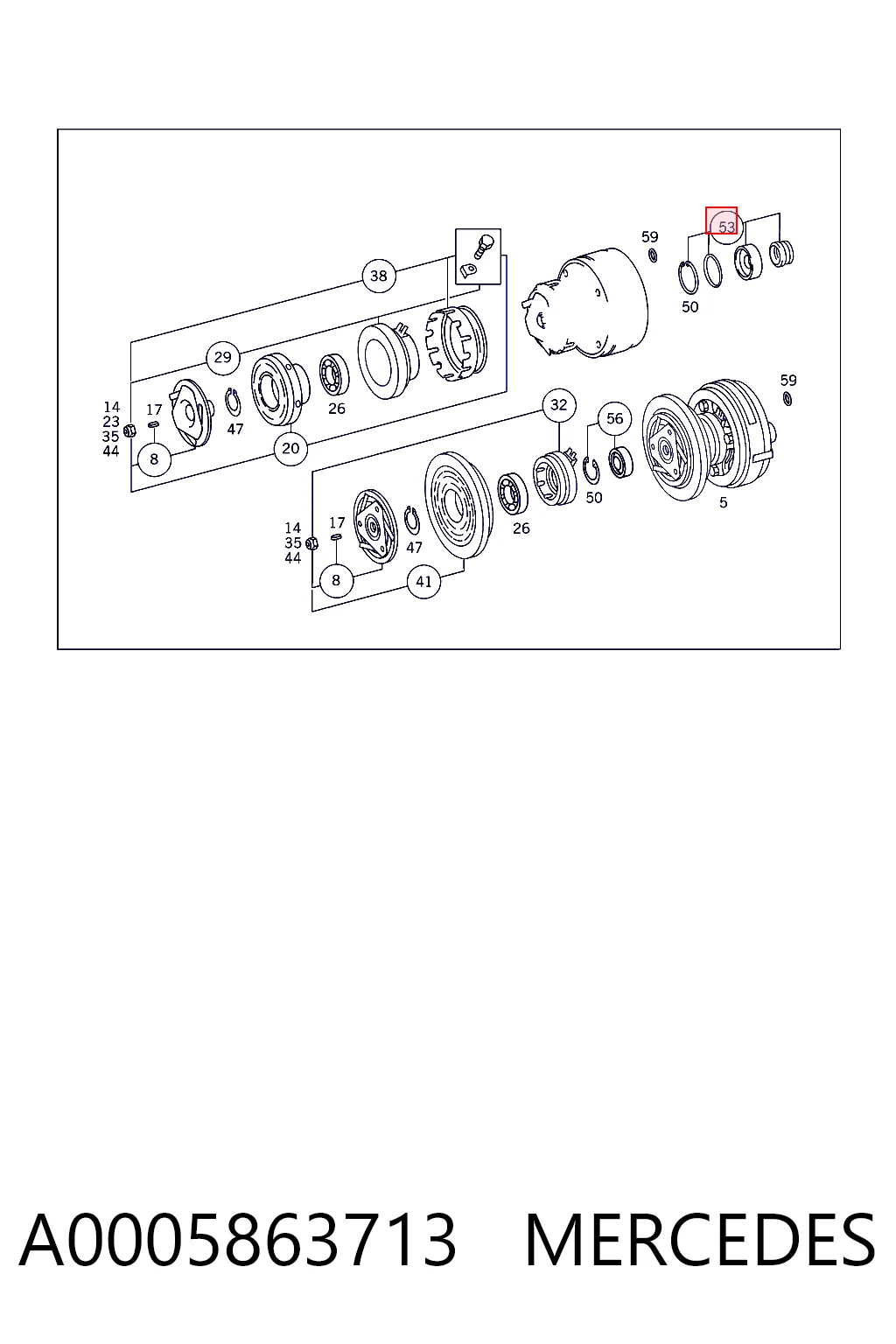 A0005863713 Mercedes