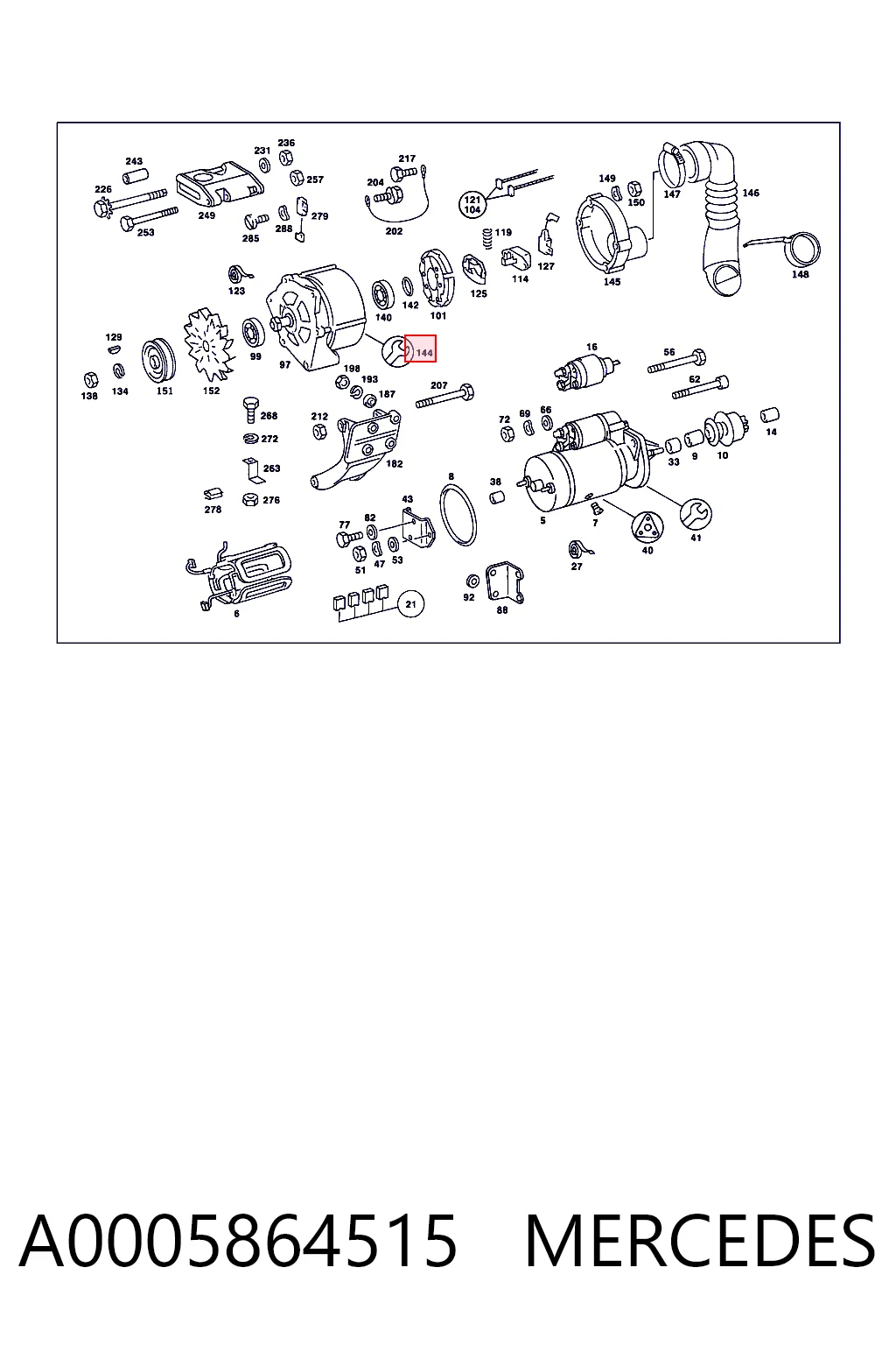A0005864515 Mercedes