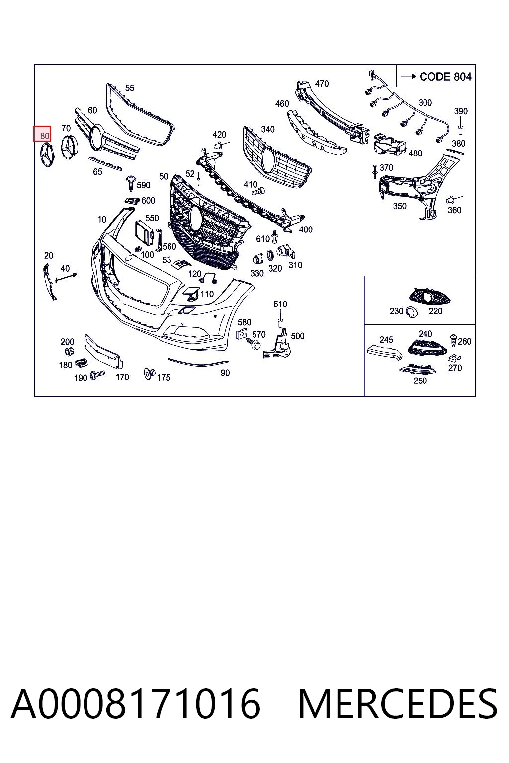 A0008171016 Mercedes
