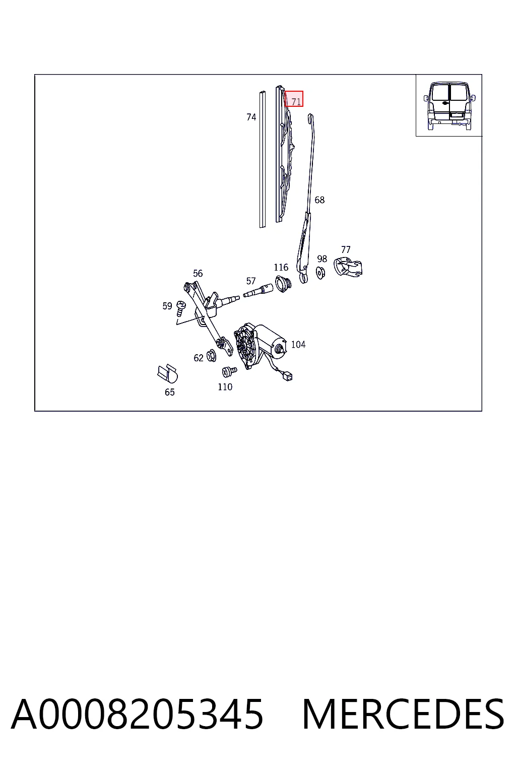 Limpiaparabrisas delanteras para Opel Corsa S83