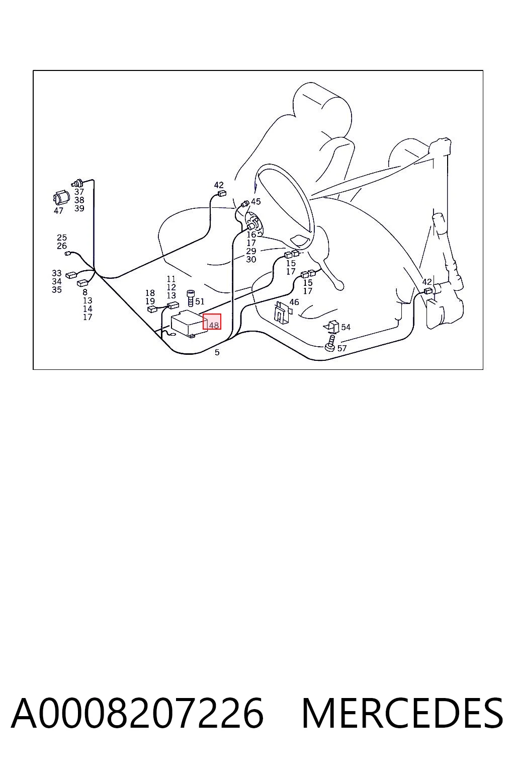 A0008207226 Mercedes