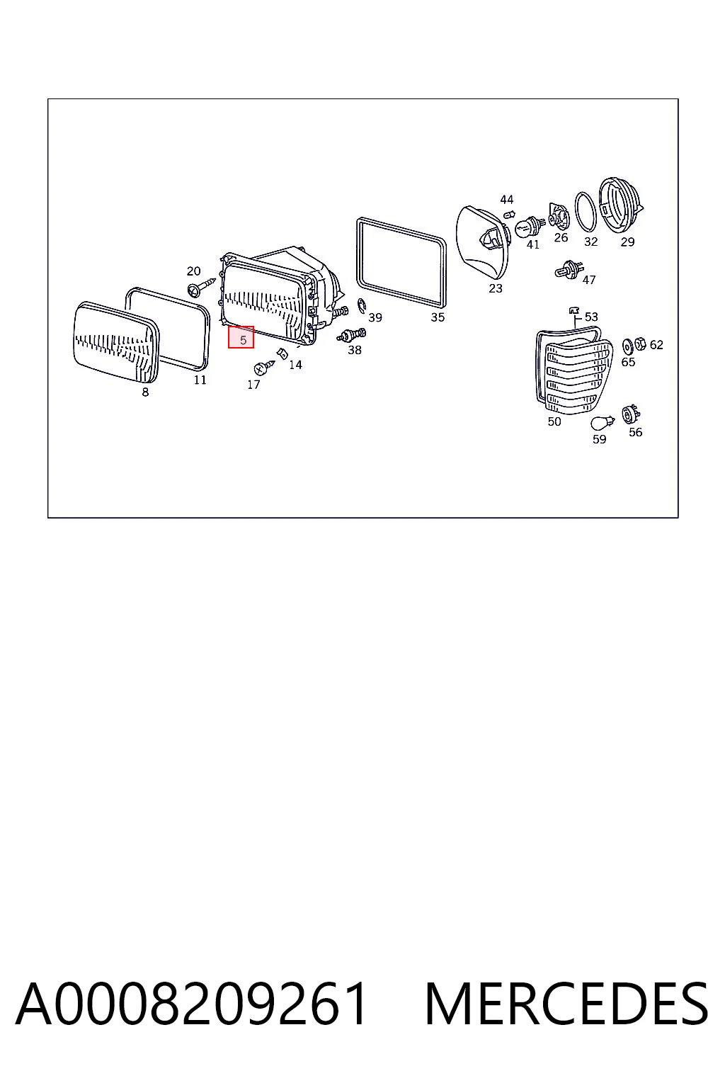 A0008209261 Mercedes