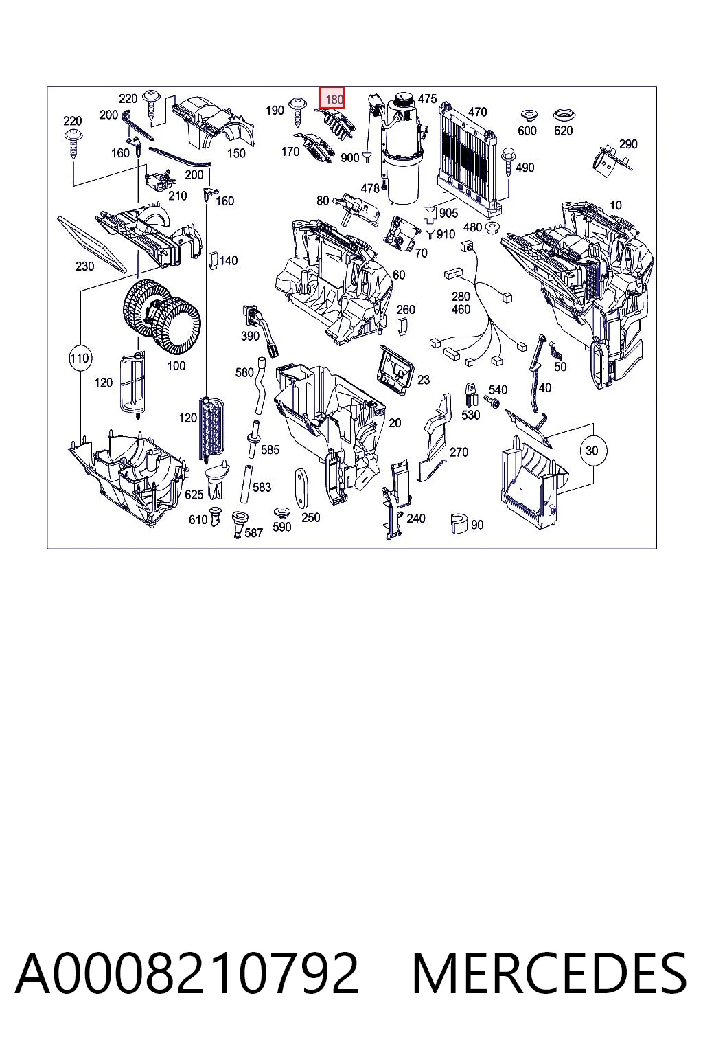 A0008210792 Mercedes