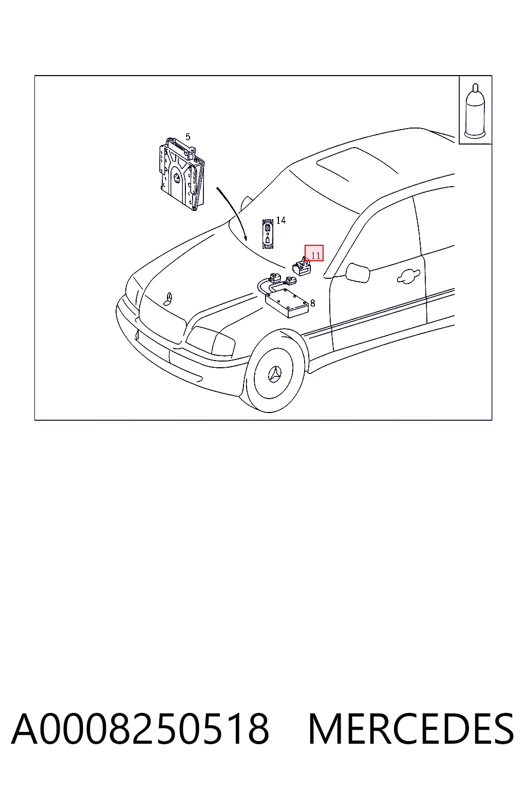 Comprar 977184 Volvo Conector del relé de las bujías incandescentes
