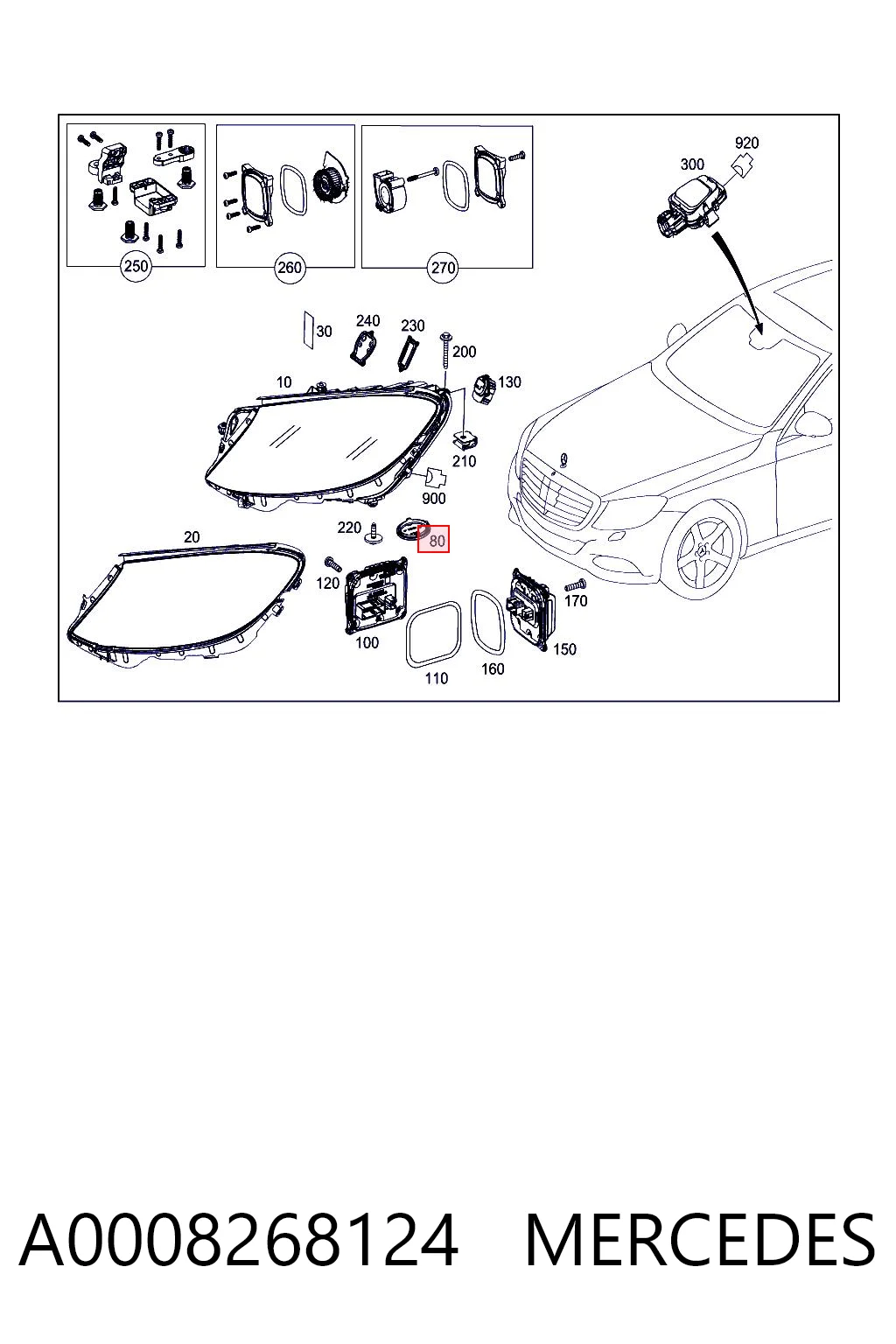 A0008268124 Mercedes