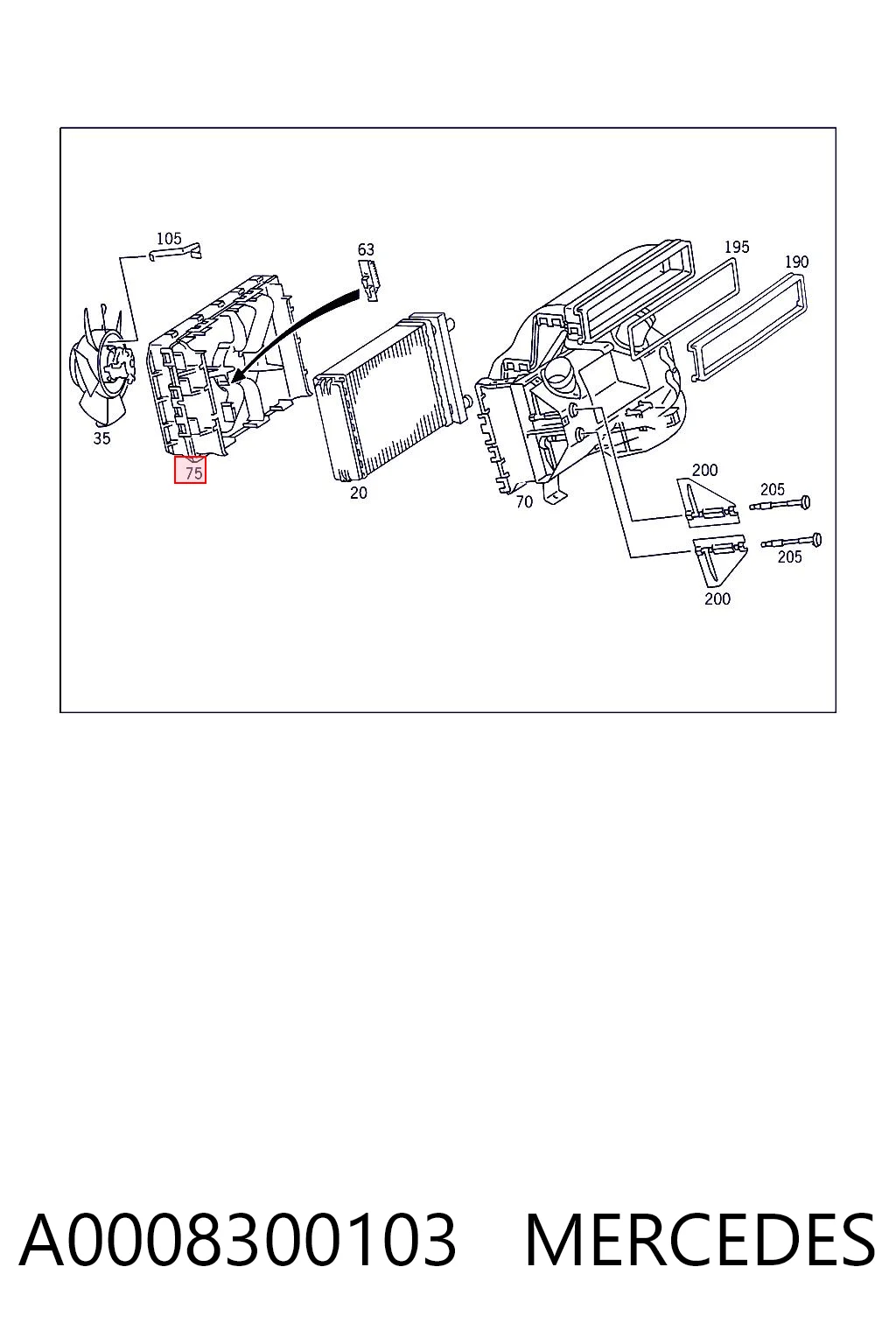 A0008300103 Mercedes