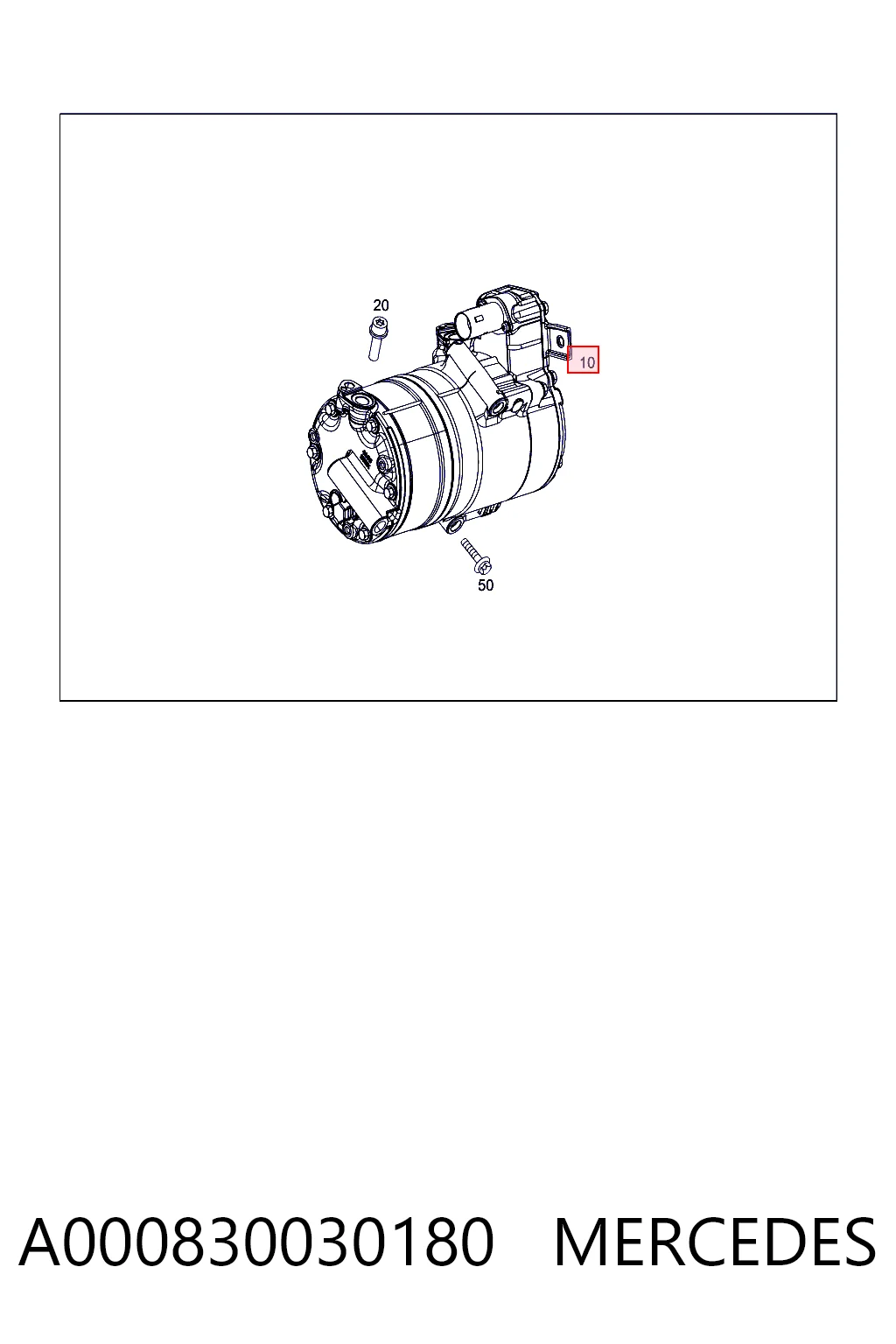 A000830030180 Mercedes