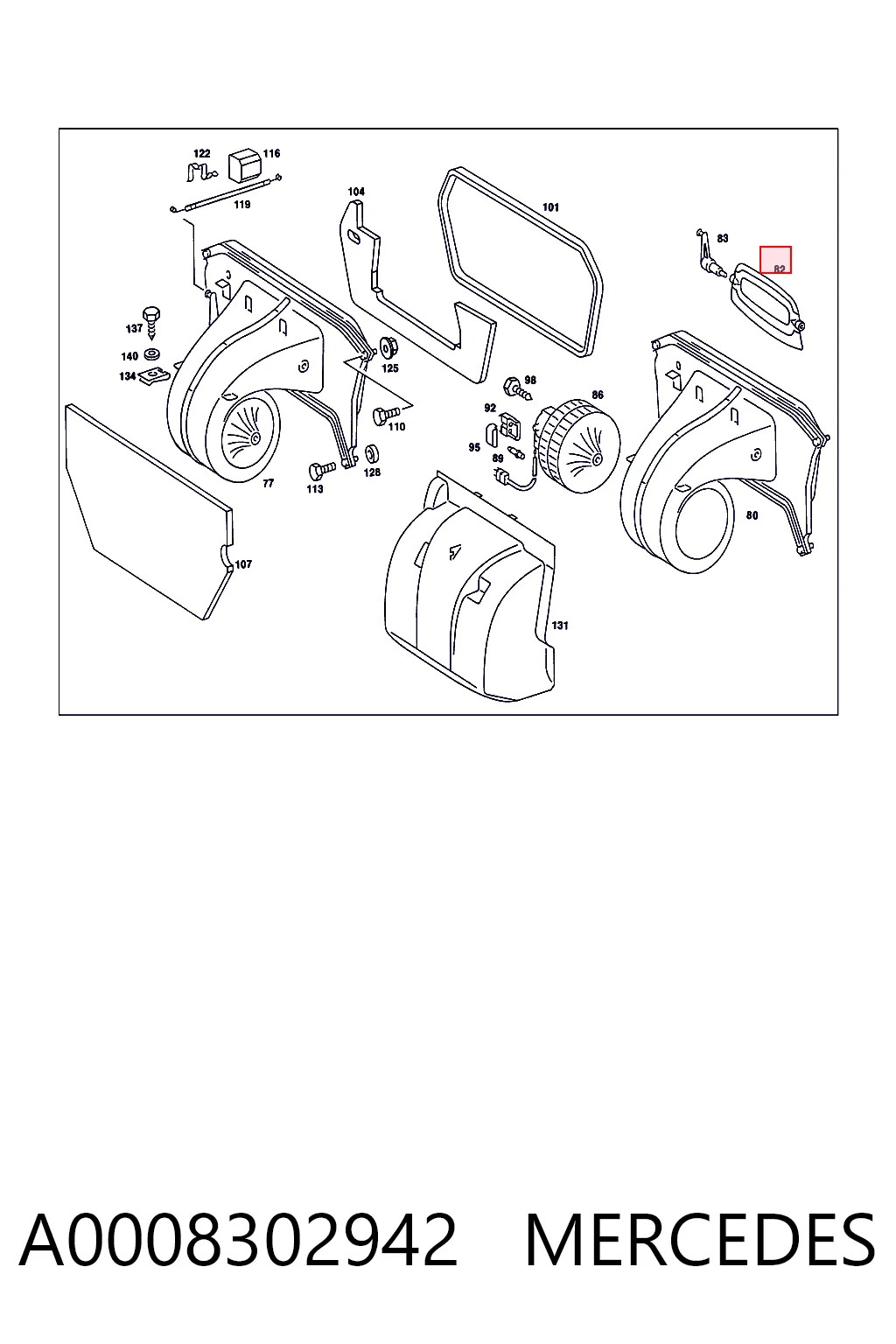 A0008302942 Mercedes